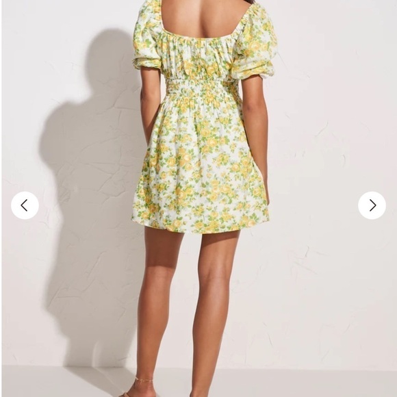 FAITHFULL THE BRAND Axel Mini Dress Morello Floral Print - Picture 4 of 10